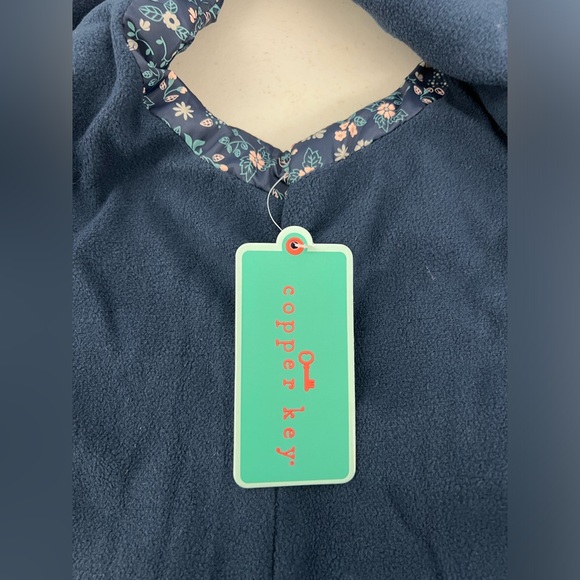 FLORAL HOODED VEST FOR GIRLS - Picture 3 of 4